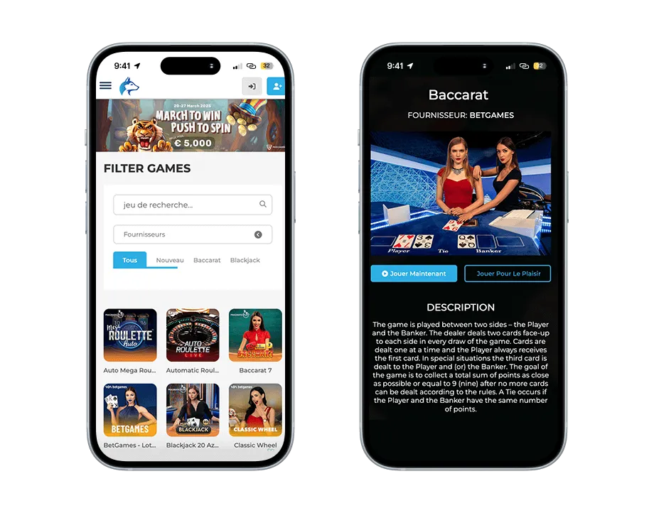 Wolfy Casino Games