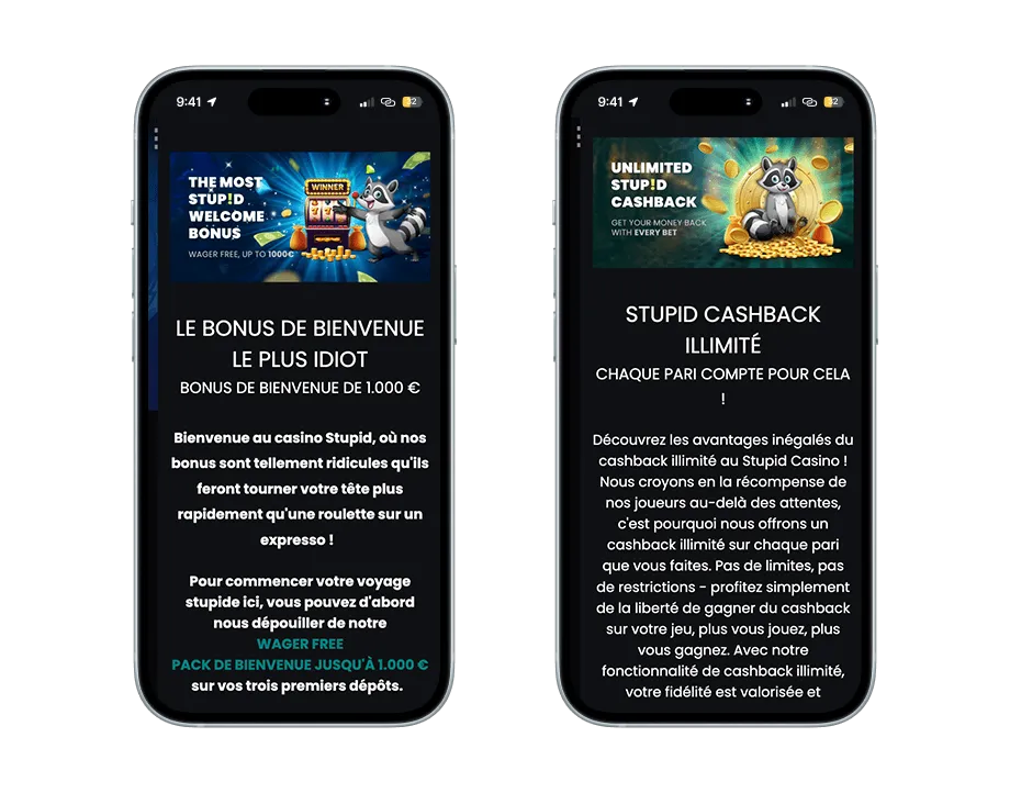 Stupid Casino Bonus