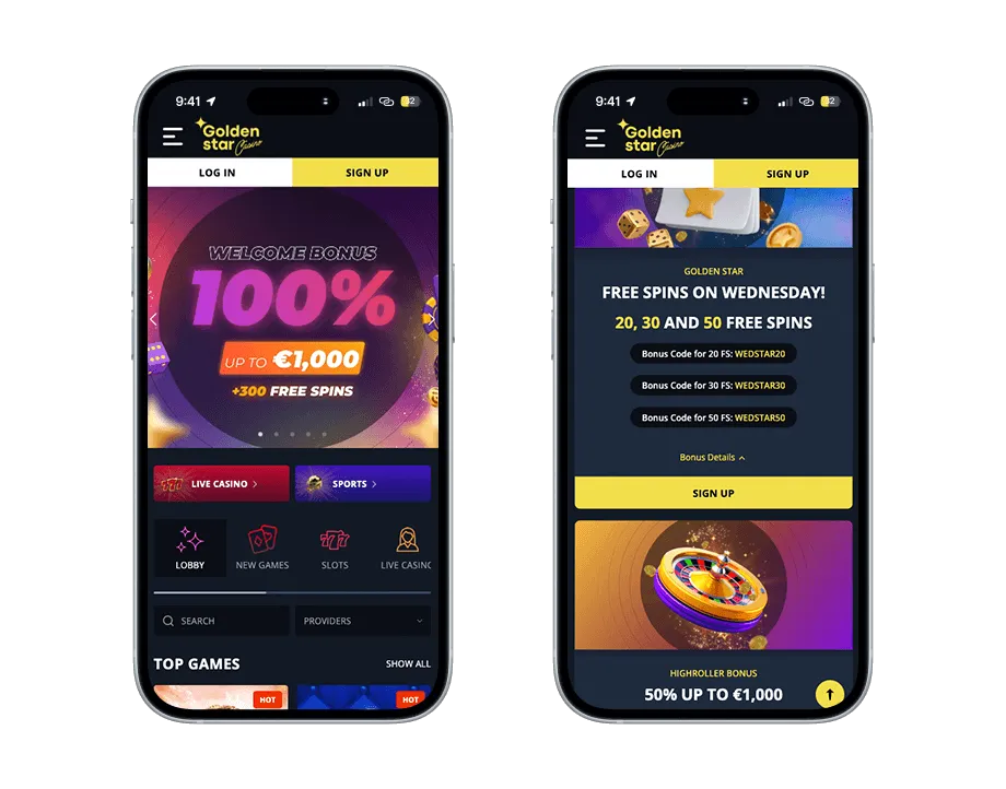 Golden Star Casino Bonus