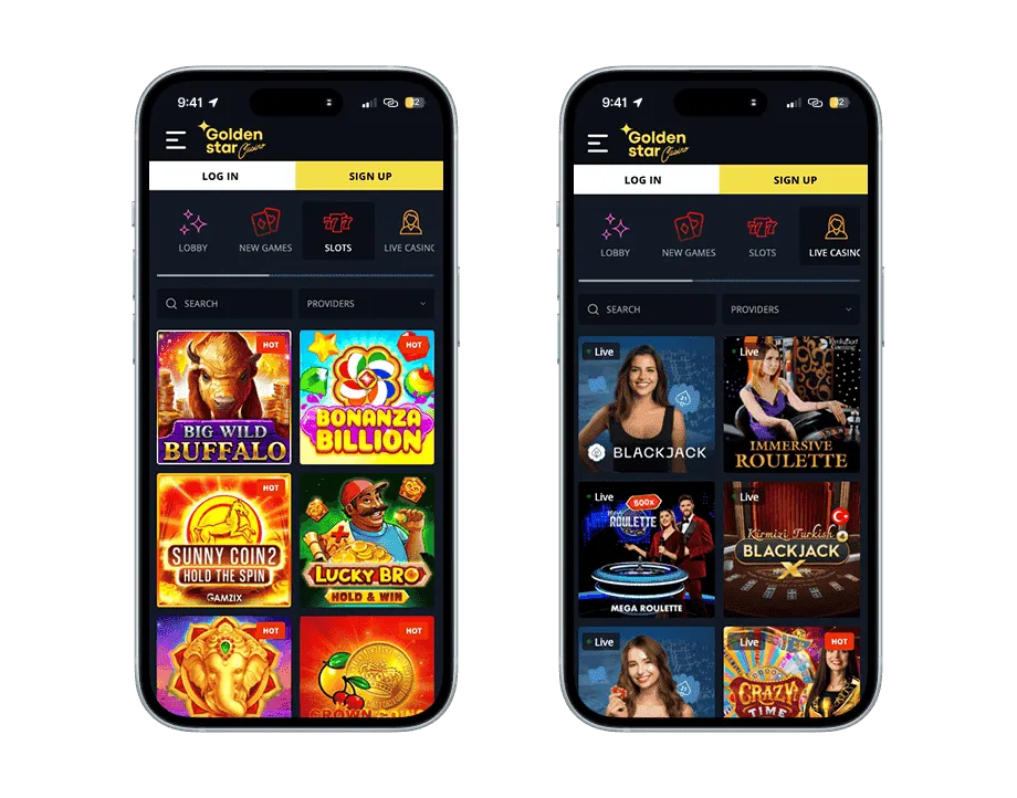 Golden Star Casino Jeux